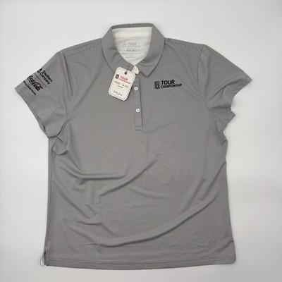 Bobby Jones TOUR Championship Polo Shirt Mens 3XL NWT Graphite Check Golf PGA