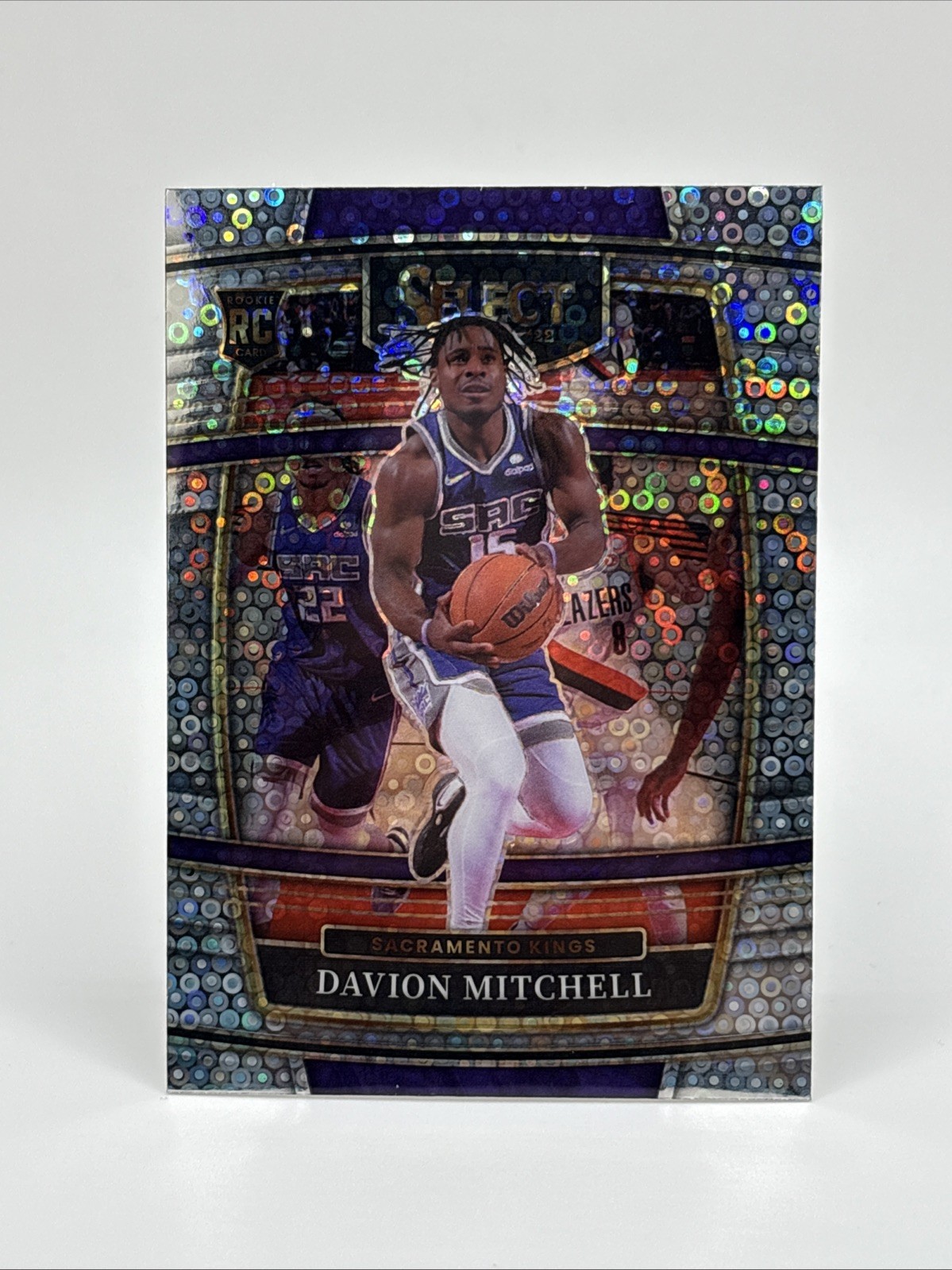 2021-22 Panini Select - Concourse Davion Mitchell #23 Disco Prizm (RC)