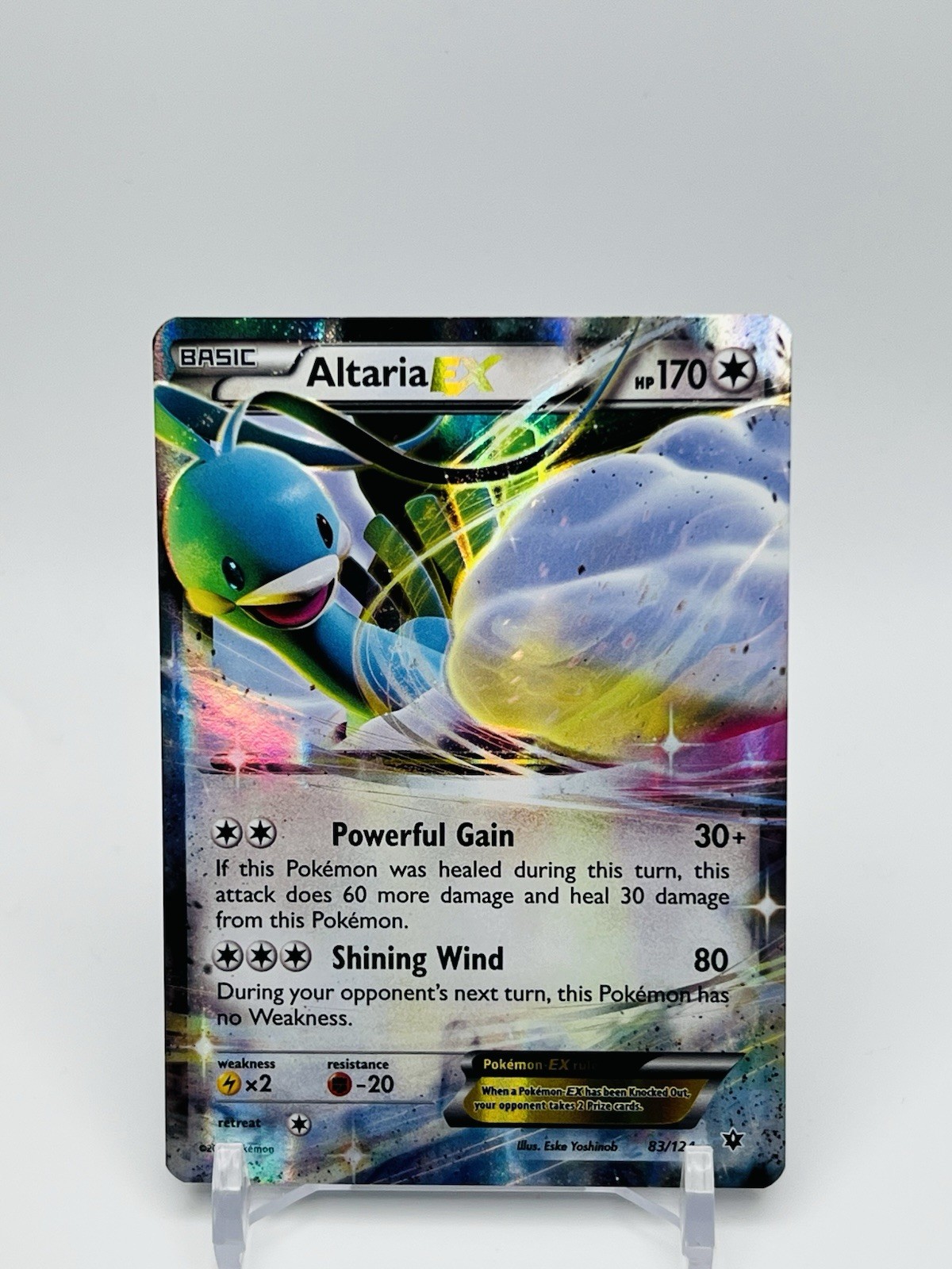 Pokemon TCG XY Fates Collide Altaria EX 83/124 Holo NM