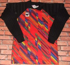 UHLSPORT Vintage Goalkeeper Jersey Shirt Made In England (530) Size S