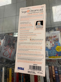 Sega Dreamcast Visual Memory Unit VMU NTSC-U/C CIB w/ Box Good Condition