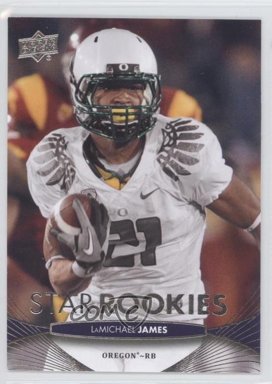 2012 Upper Deck Star Rookies LaMichael James #107 Rookie RC 3f7