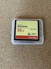 SanDisk SDCFXSB-032G-G46 CF Extreme Memory Card 32GB 120MB/S Class 10