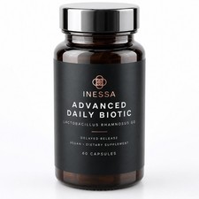 Inessa Advanced Daily Biotic Probiotic 10 Billion CFU 60 Vegan Capsules Exp 2028