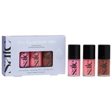 SAIE Mini Dew Blush Trio Gift Set, Baby, Sweetie, Spicy, Holiday 