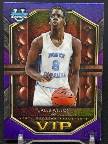 Caleb Wilson 2025-26 Topps Bowman U Chrome 146/250 Purple VIP #VIP-9