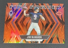 2023 Panini Phoenix Jim Mcmahon Orange Fire Forged /99!