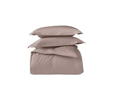 Coyuchi Organic Sateen Duvet Cover Set, Mineral, King, 100 GOTS Certified Co...