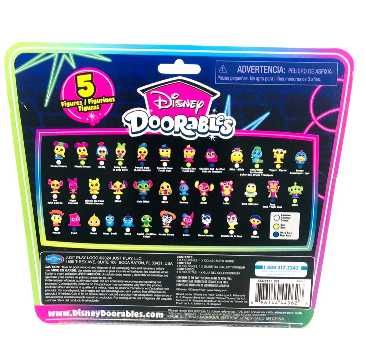 Disney DOORABLES *NEON GLOW PEEK* Choose Your Favorite !!NEW ONES 