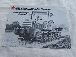 @Belarus Crawler Tractor 750/750B Specification Leaflet @
