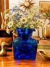 Blenko Glass Saphire Blue Double Spout 384 Water Bottle Pitcher Vase from 83-99