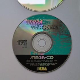 Sega Mega-CD Cobra Command & Sol Feace Game With Manuals