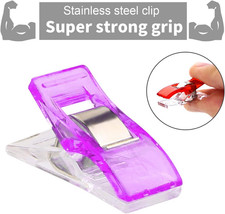 Multipurpose Sewing Clips 30 Pcs Premium Quilting Accessories - Assorted Colo...