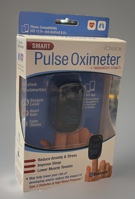 ICHOICE Pulse Oximeter + Relaxation Coach OX200 Bluetooth BRAND NEW