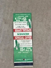 Vintage Mennen Shave Kit - Matchcover, Matchbook