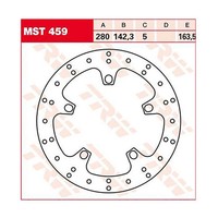 TRW Bremsscheibe (FüR: Gilera GP 800 M55 08-12 Hinten )