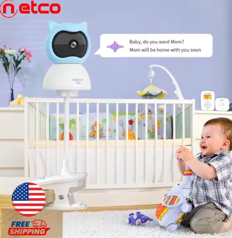 🍼🔒 Tranquilidad Total para Mamá & Papá — Cámara WiFi 4MP HD para tu Bebé 📡 - Image 4 of 4