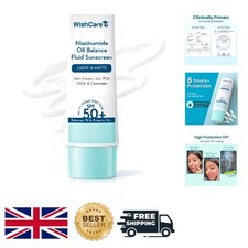 Duftfrei 5% Niacinamid LSF 50 Matte Fluid Sonnencreme für zu Akne neigende Haut