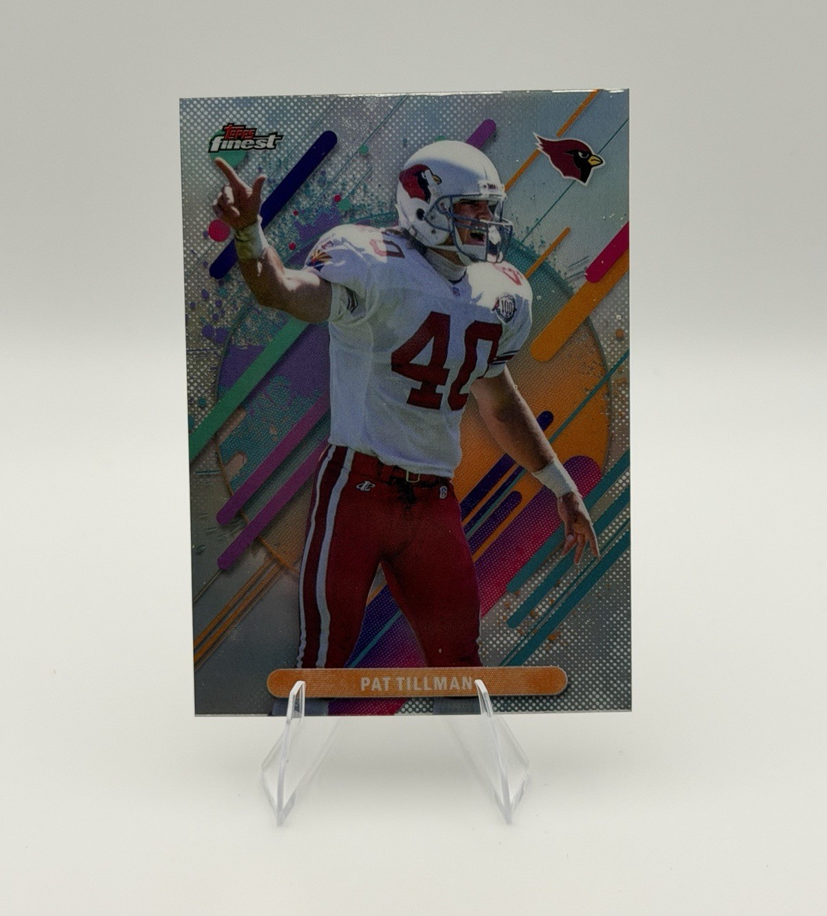 Topps 2025 Topps Finest Pat Tillman Rare Refractor #299 Arizona Cardinals