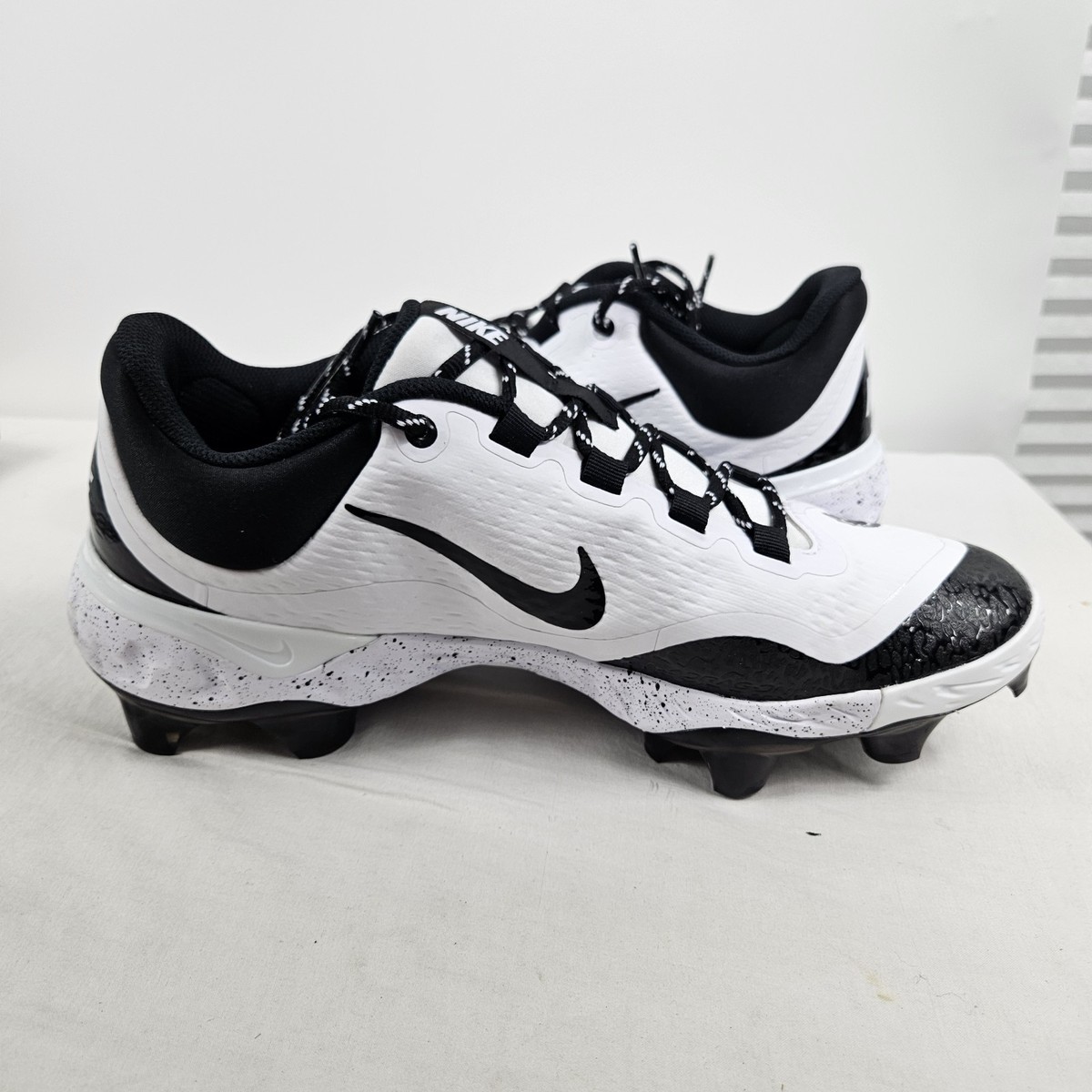 NEW Nike Alpha Huarache Elite 4 Low MCS Baseball Cleats FD6255-108 Size 11 White Nike Alpha Huarache Elite 4 Low Men main image 4