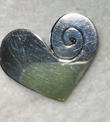 Original Sterling Silver Mik Stousland Pins. Heart