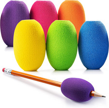 Egg Pen-Pencil Grips for Kids and Adults Colorful, Cushioned Holders for Handwri