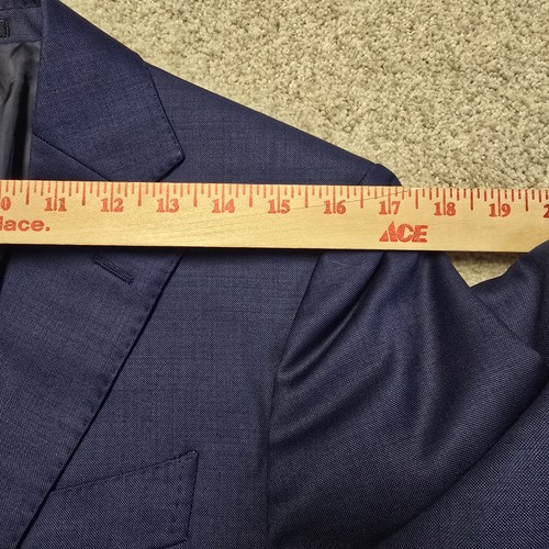 Suitsupply Napoli Blue Wool Blazer Jacket 32R Super 110’s Vitale Barberis DEFEKT - Bild 13 von 13
