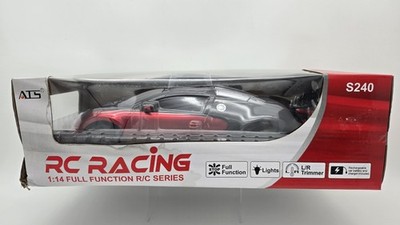 Ats Radio Control Car Bugatti Veyron 1:14 Scale Lights, Rechargeable Battery New