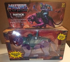 Masters Of The Universe MOTU Origins Flocked Panthor Walmart Exclusive Real Fur