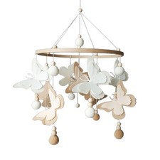 Butterfly Mobile Baby Crib Mobile for Girls Boho Mobile Over Crib Baby Girl N...