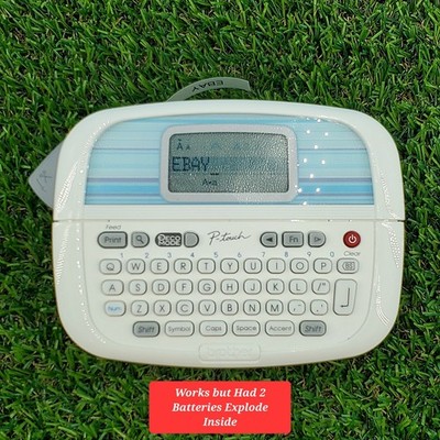 Brother P-TOUCH PT-90 Simply Stylish Personal Label Maker (Works But View Pics)