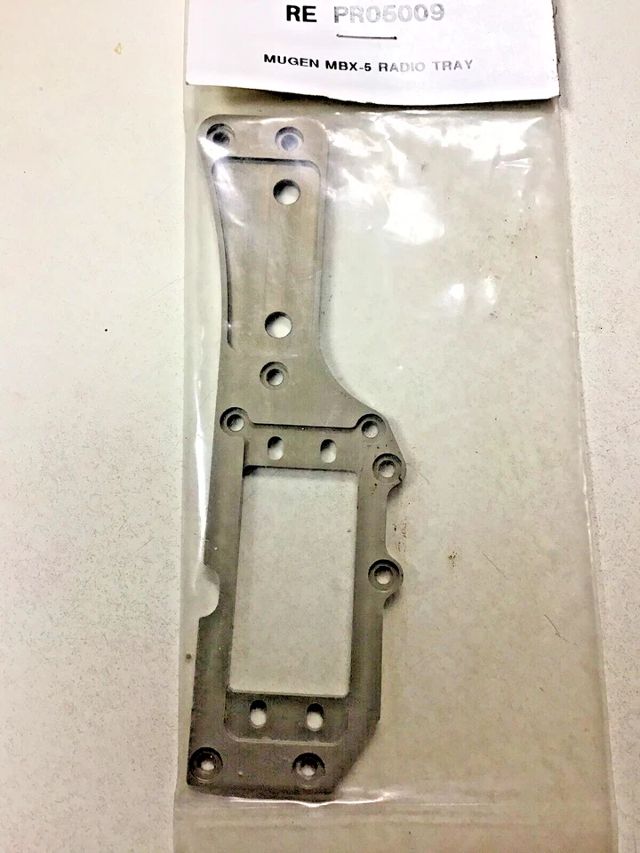 Racers Edge Aluminum Radio Tray for the Mugen MBX-5  Part# RE PRO5009 - Image 2 of 4