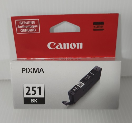 Canon Pixma 251 Ink Tank Cartridge, Black, Genuine, New