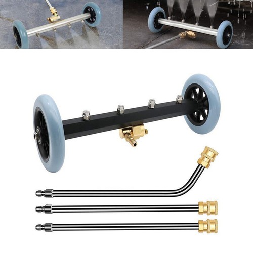 16'' Pressure Washer Undercarriage Cleaner Under Car Washer Water Broom 4000 PSI