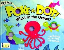 Melissa & Doug Children's Book - Poke-a-Dot: Who’s in the Ocean (Board Book wit