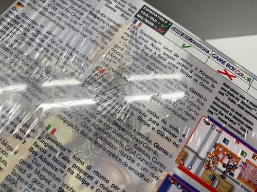 GREMLINS STRIPE VS GIZMO - NINTENDO GAME BOY ADVANCE - NUOVO SIGILLATO PAL - Picture 7 of 16