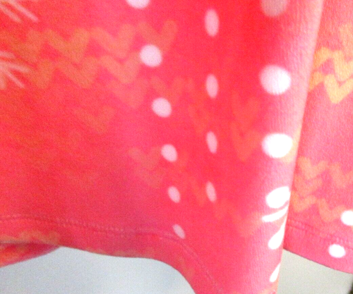 PATTY CANDY WOMENS DRESS SZ 5XL STRETCH COTTON BLEND EASY WEAR PEACH PINK WHITE - Picture 9 of 9
