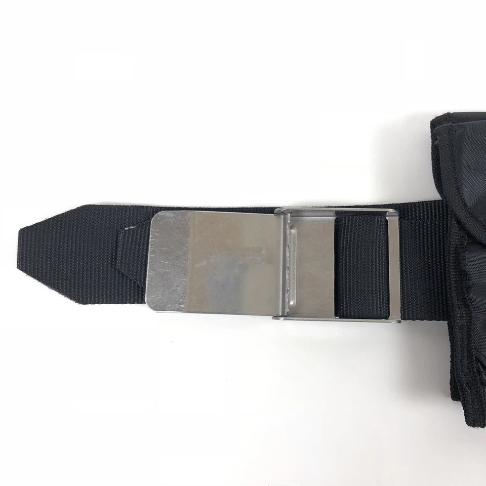 Cinturón de buceo SEAC SUB peso agua 4 bolsillos ajustable negro grande 16.1826 Foto 3 de 4