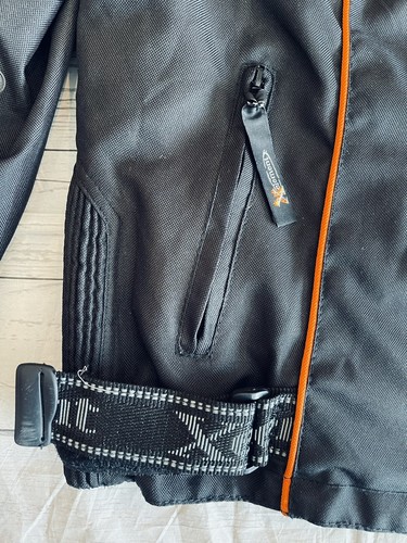 Xelement Motorcycle Jacket Sz XL Women? Black/Orange As Is Outer Jacket ONLY - Picture 5 of 14