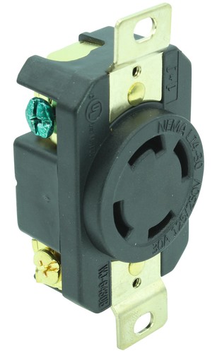 Twist Lock 2710 30A, 250V, Locking Receptacle Outlet L14-30R, SS Faceplate Cover - 第 10/14 張圖片