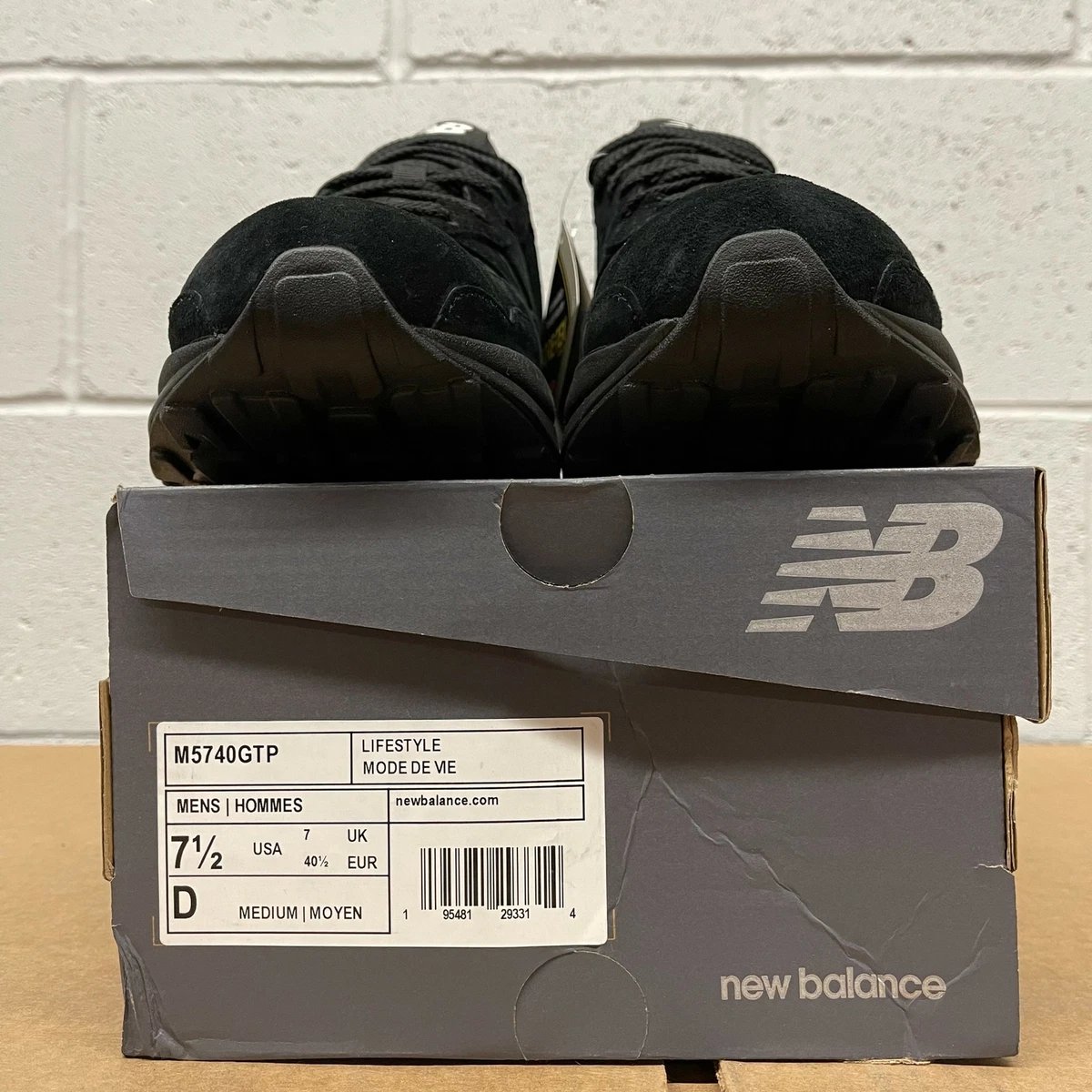 New Balance x GORE-TEX 57/40 Triple Black Men Lifestyle Shoes  