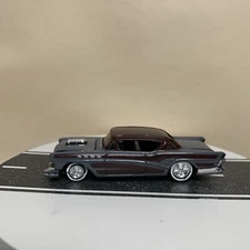 Racing Champions Hot Rod Magazine #126 '57 Buick Brown/Gray w/White Walls 1:64 