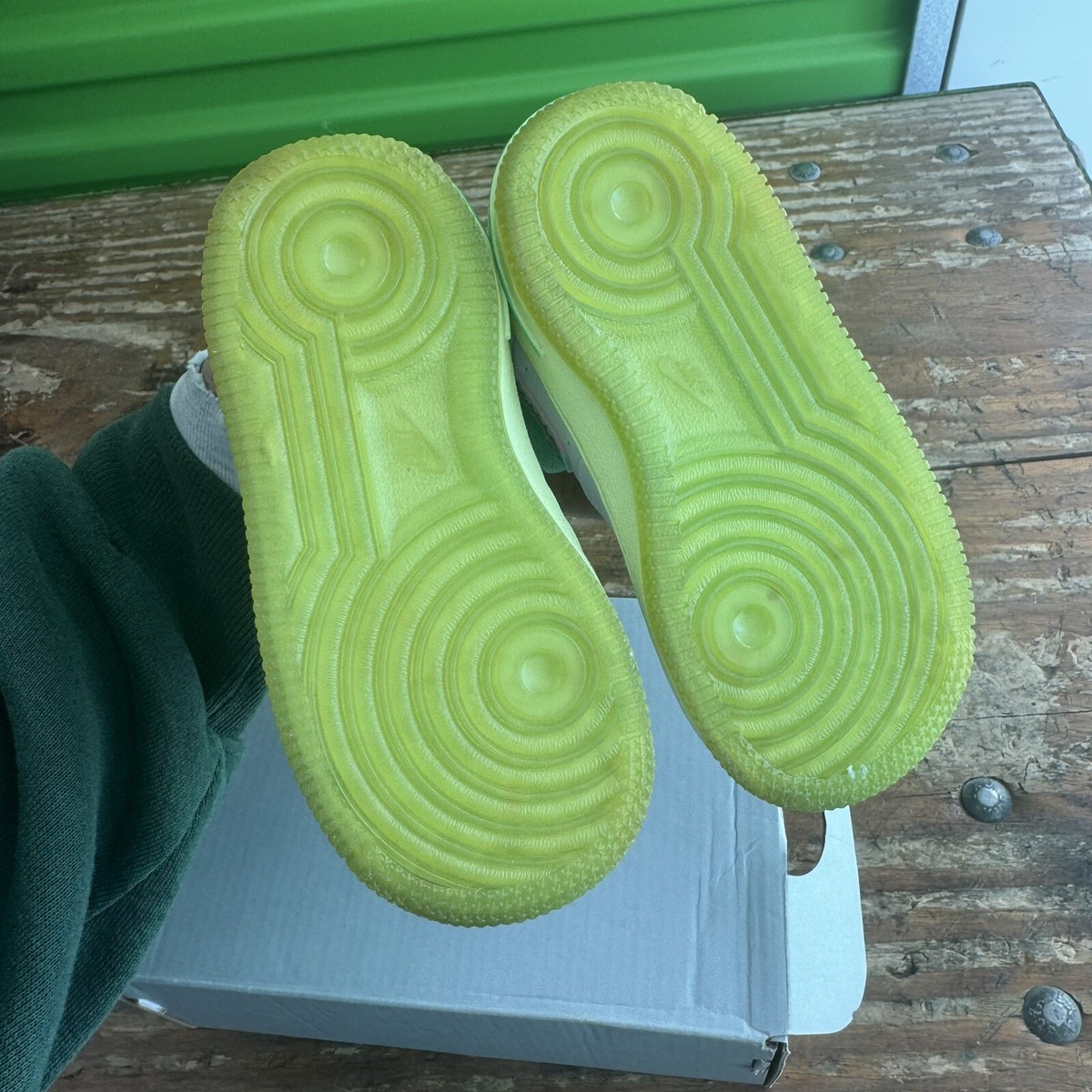 Vintage Nike Air Force 1 Perfect Pink Lime DS New In Box 314221