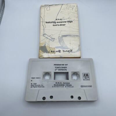 D.N.A. feat Suzanne Vega - Tom's Diner Cassette Single A&M Records 75021 1529 4