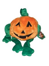 1998 Ty Beanie Buddies 14" 6" Sitting Pumkin the Pumpkin RETIRED 