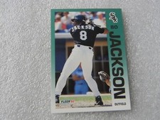 1992 FLEER BASEBALL CARD #86 BO JACKSON CHICAGO WHITE SOX EX FEB139