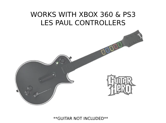 Cubierta Batería Repuesto Guitar Hero Les Paul PS3 Xbox 360 95121.805 95123.805 Foto 4 de 4