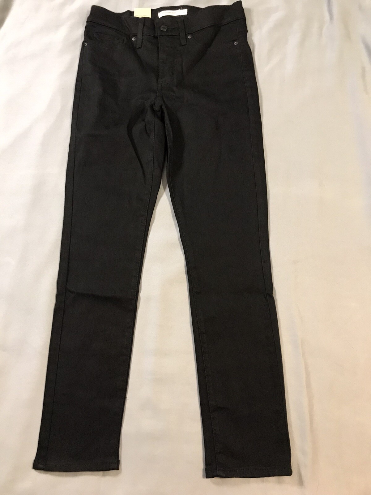 Levis 311 Jeans Womens 4 Short 27x28 Black Shaping Skinny