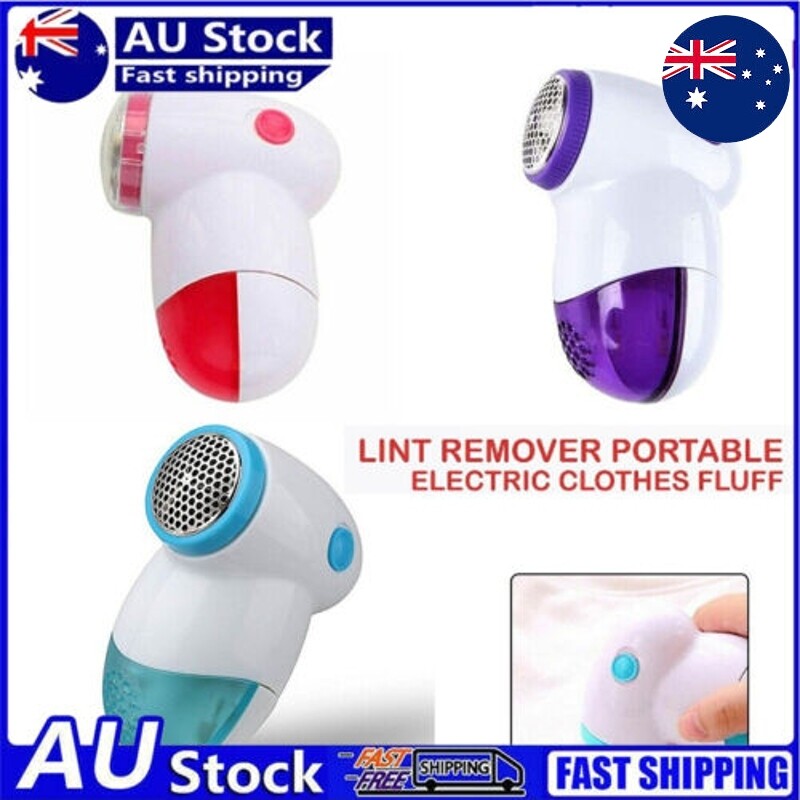 Electric Lint Remover Clothes Bobble Fluff Shaver Debobbler Battery