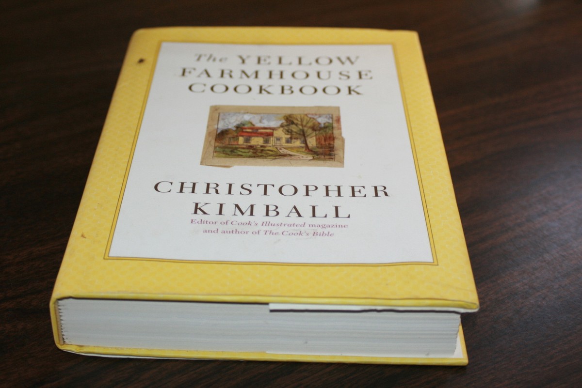 Basic Cookbook Yellow Cover Photo Yellow Farmhouse